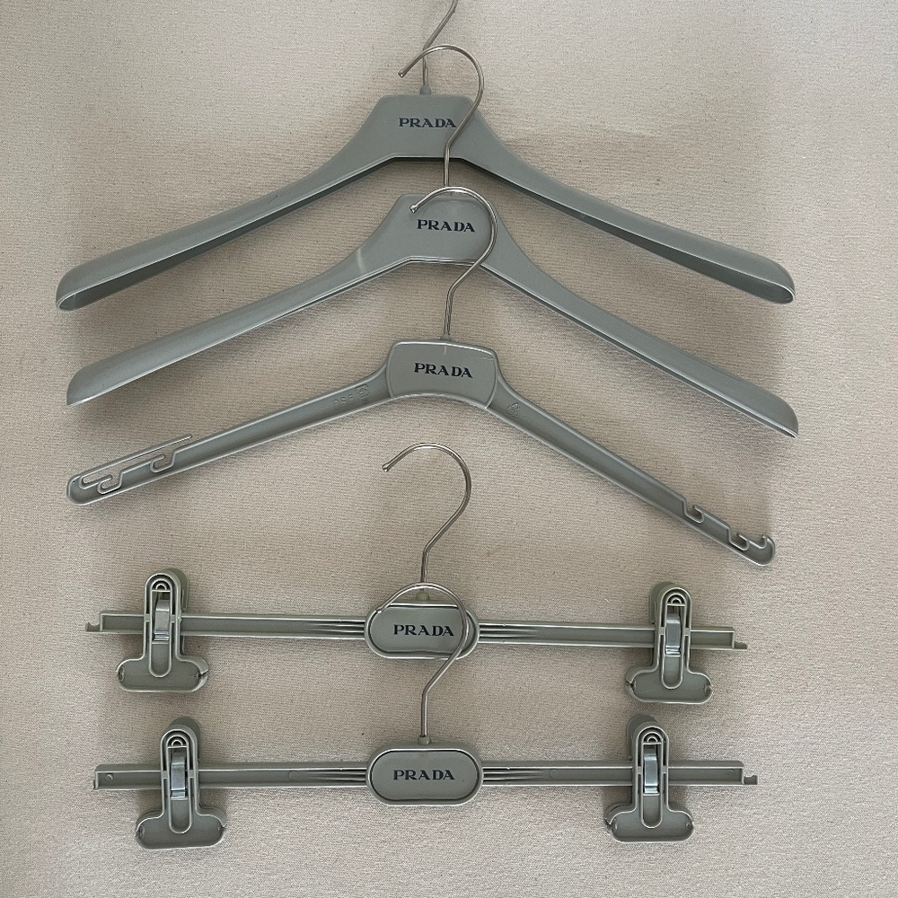 Vintage Prada Hangers Set Skirt Pants Hanger